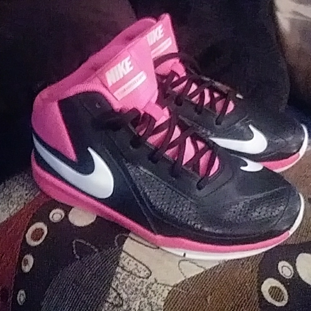 Nike pink, black & white